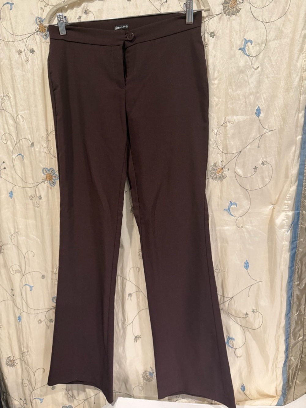 mandee Chocolate Brown Stretch Pants